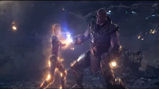 Captain Marvel vs Thanos Final Fight Scene Avengers Endgame HD 1080P 60FPS