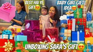 Unboxing Sara’s First birthday gift😍| 2 lakh ke gift😍| Baby girl gift ideas❤️| Aarti vlogs |