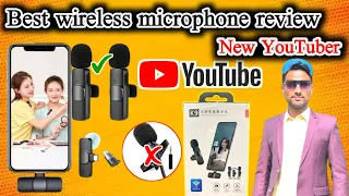 Best Wireless Microphone For Youtube || K9 Wireless Mic Review || new youtuber