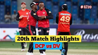 Dubai Capitals vs Desert Vipers 20th ILT20 Cricket Match Full Highlights 28/1/2023