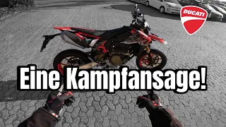 Harte Supermoto Konkurrenz aus Italien?! // DUCATI HYPERMOTARD 698 MONO Testfahrt