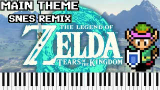 Tears of the Kingdom Main Theme on Super Nintendo - The Legend of Zelda