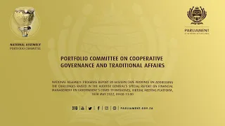 Portfolio Committee on Cooperative Governance and Traditional Affairs, 18th May 2022