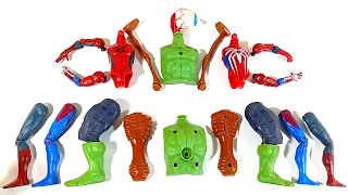 AVENGERS TOYS ASSEMBLE 2 SPIDER-MAN HULK SMASH, SIREN HEAD SUPERHERO