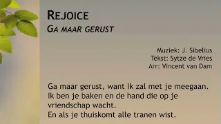 Jubileum concert Rejoice 2022 Ga maar gerust