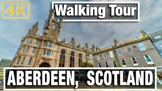 City Walks - Aberdeen Scotland Walking Tour - Virtual walk and Walking Treadmill Video