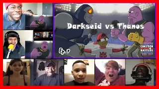 Darkseid Vs Thanos - Cartoon Beatbox Battles REACTIONS MASHUP