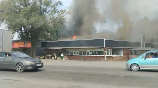 Пожар Калыс Ордо Чайханасы