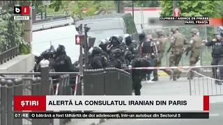 ALERTĂ LA CONSULATUL IRANIAN DIN PARIS_Știri B1TV_20 apr. 2024