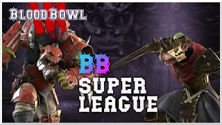 Blood Bowl 3 - Super League - Artemis Black (Orc) vs. Olivier Dulac (Skaven)