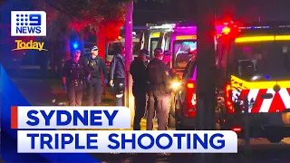 Manhunt underway after Sydney shooting | 9 News Australia