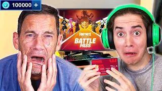 Kid Spends $3000 in Fortnite Season 8 on Dads Credit Card!