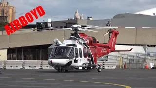 LAFD AgustaWestland AW-139 N301FD Full Startup • HAI Heli-Expo 2024