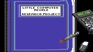 Little Computer People Review for the Commodore 64 by John Gage