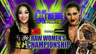WWE2K23 Universe Mode | Roxanne Perez vs. Rhea Ripley | Raw Women's Championship Match