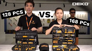 DEKO 128 PCs VS 168 Pcs Toolkit Comparison | Which one is better?