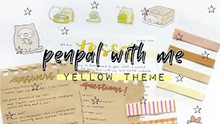 PENPAL WITH ME #4 | Yellow Theme - To Tessa ☀️