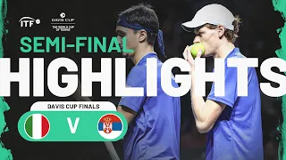 Highlights: Sinner/Sonego (ITA) v Djokovic/Kecmanovic (SRB) | Davis Cup Finals 2023