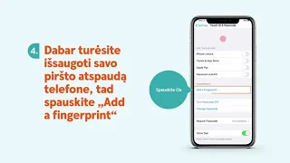 Kaip pradėti naudoti „Touch ID“ funkciją „iOS“ telefone?