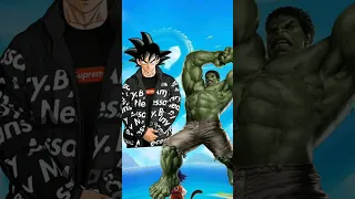 Dbz in Drip Goku vs Hulk #dbzkakarot #dbz