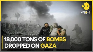 Israel dropped 18,000 tonnes of bombs since October 7, above 200,000 buildings destroyed: Hamas