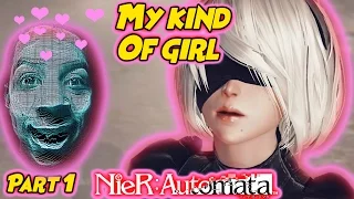 NIER AUTOMATA INTRO - Nier Automata 2B Gameplay PS4 [1080p HD] Part 1