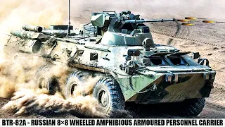 Btr 82A Russian 8×8 Wheeled Amphibious Armoured Personnel Carrier