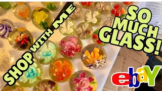 SHOP SOURCE with me ~ So MANY PAPERWEIGHTS to choose! Estate Sale STORE RESELL ON eBay PROFIT