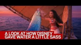 A look at how Disney gave water a little sass in 'Moana'