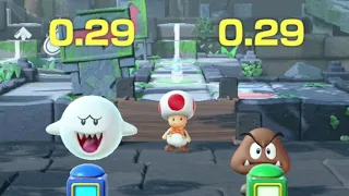 Super Mario Party Whomp's Domino Ruins!!! VERY HARD!!!