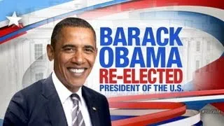 Barack Obama Re-Elected President