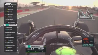 Lewis Hamilton Mercedes W14 Onboard