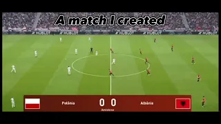 Poland VS Albania Goal 1-0 Świderski