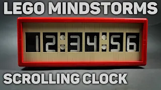 LEGO Mindstorms Scrolling Clock