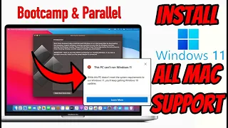 How to Install Windows 11 on Mac With Bootcamp/Parallel M1 Intel - WORKING