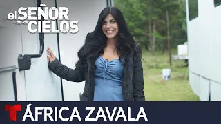 El Señor de los Cielos 9: África Zavala, Mecha, en el set | Telemundo