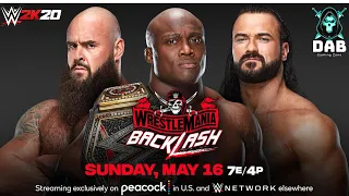 WWE Backlash 2021 | Bobby Lashley vs Drew McIntyre vs Braun Strowman |  WWE Heavyweight Championship