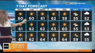 First Alert Weather forecast for Monday morning