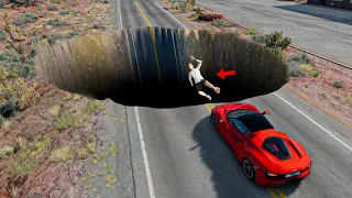 Testing CARS vs HUGE POTHOLES in GTA 5 RP!