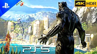 (PS5) BLACK PANTHER : WAR OF WAKANDA - PS5 Gameplay [4K HDR 60FPS] Marvel's Avengers No Commentary