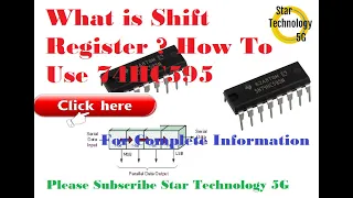 Microcontroller 8051 Lecture 16 What is Shift Register? How To use 74HC595