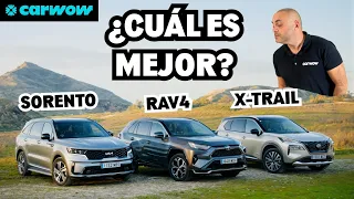 COMPARATIVA TOYOTA RAV4 PHEV vs NISSAN X-TRAIL E POWER vs KIA SORENTO HÍBRIDO: MIS SENSACIONES