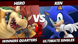 Kagaribi 10 - Hero (Bowser) Vs. KEN (Sonic) Smash Ultimate - SSBU