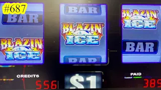 BLAZIN ICE Slot Machine / 9 Lines Max Bet @San Manuel Casino 赤富士スロット, カジノ閉鎖, 新型コロナウイルスの影響 (#687)