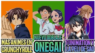 NOTICIAS DE ANIME Y DOBLAJE | CRUNCHYROLL Y FUNIMATION CON MÁS ANIME | COICENT CON DOBLAJE ONEGAI