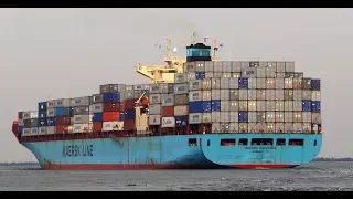 Onboard Container Ship (HD 60fps)