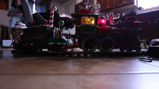 Dillards Trimmings 4 Piece Animated Train Set