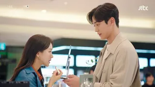 Sunbae don’t put on that Lipstick - rowoon and jin ah cute scene