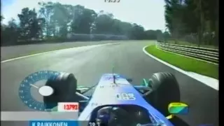 F1 Monza 2001 - Kimi Raikkonen Onboard