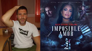 Natti Natasha, Maluma - IMPOSIBLE AMOR / REACTION